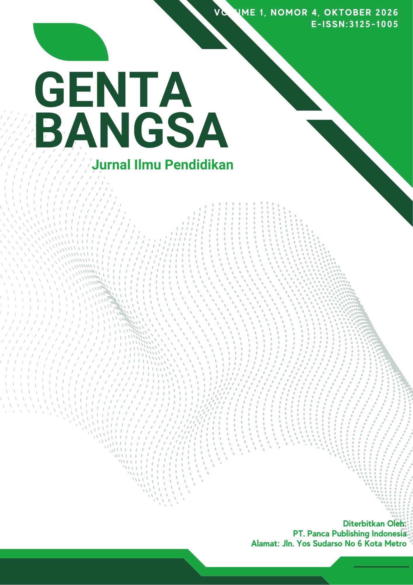 					View Vol. 1 No. 04 (2026): Genta Bangsa: Jurnal Ilmu Pendidikan
				